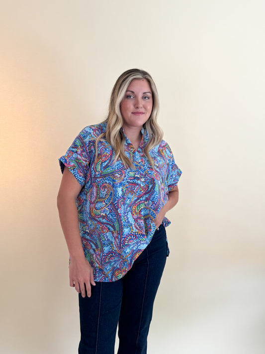 Jayden Paisley Blouse