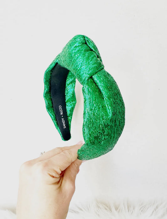 Green Shimmer Headband