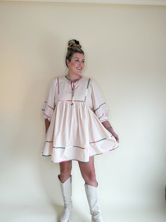 Ellison Piping Dress