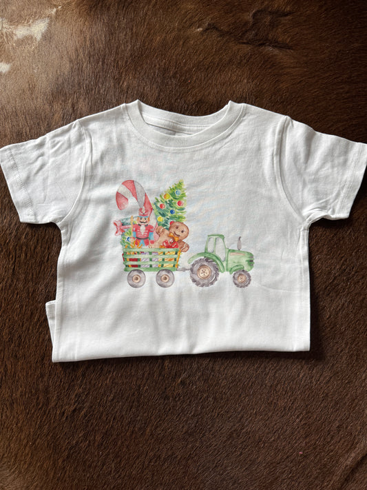 Toddler Christmas- Tractor