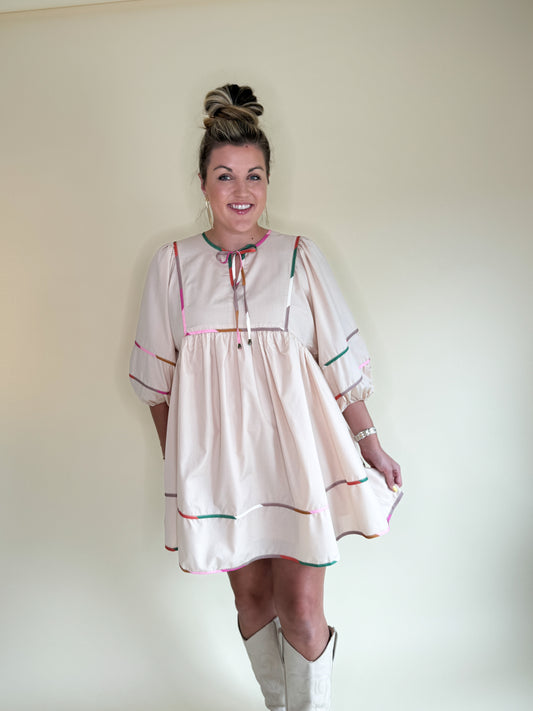 Ellison Piping Dress