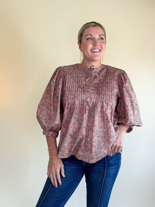 Nina Floral Blouse